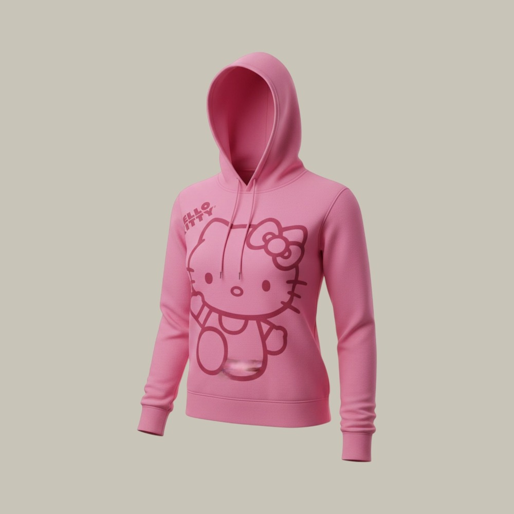 Hello Kitty Pink Graphic Hoodie